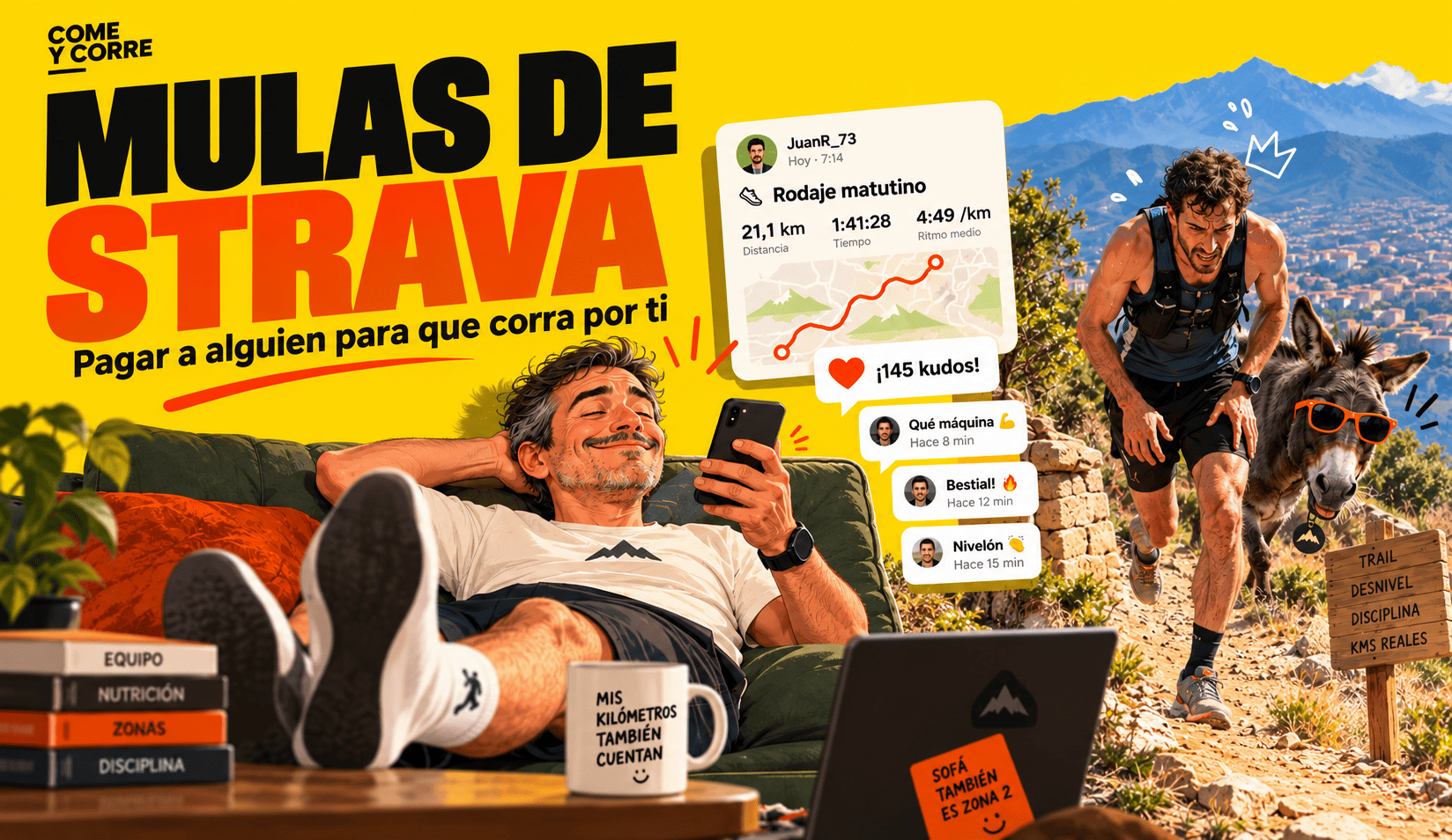 Las mulas de Strava: pagar a alguien para que corra por ti. ¿Nos hemos vuelto locos?